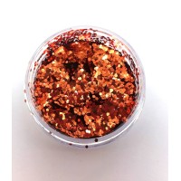 Chunky Glitter Orange (Orange)